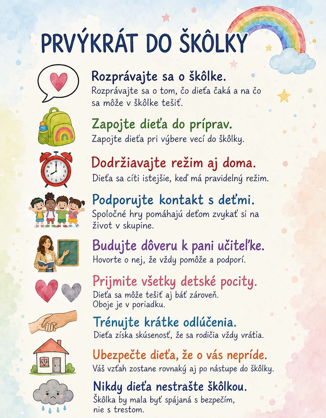 ......aby sa dieťa tešilo do materskej školy